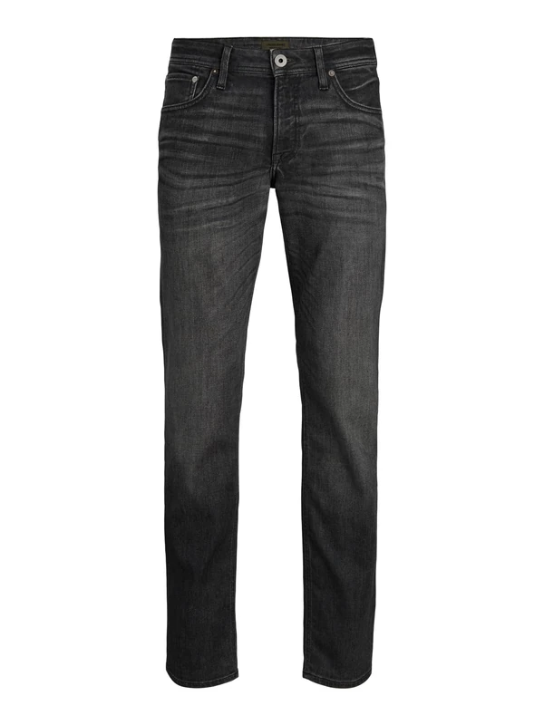 JACK & JONES Men's Jeans, Black Denim, 32 W/36 L - Image 1