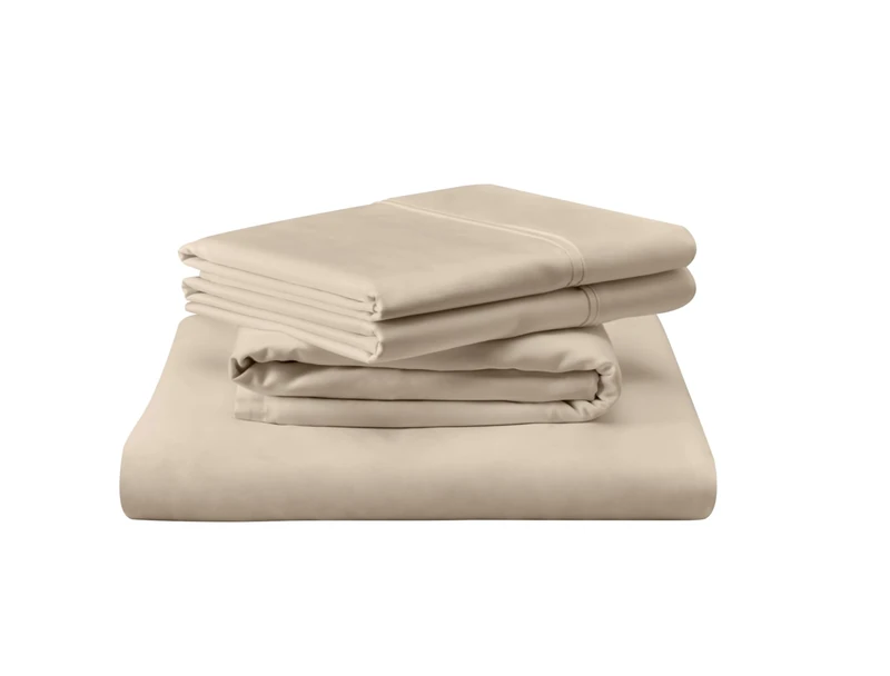 TEMPUR Luxe Egyptian Cotton Sheet Set Sandstone - TwinXL
