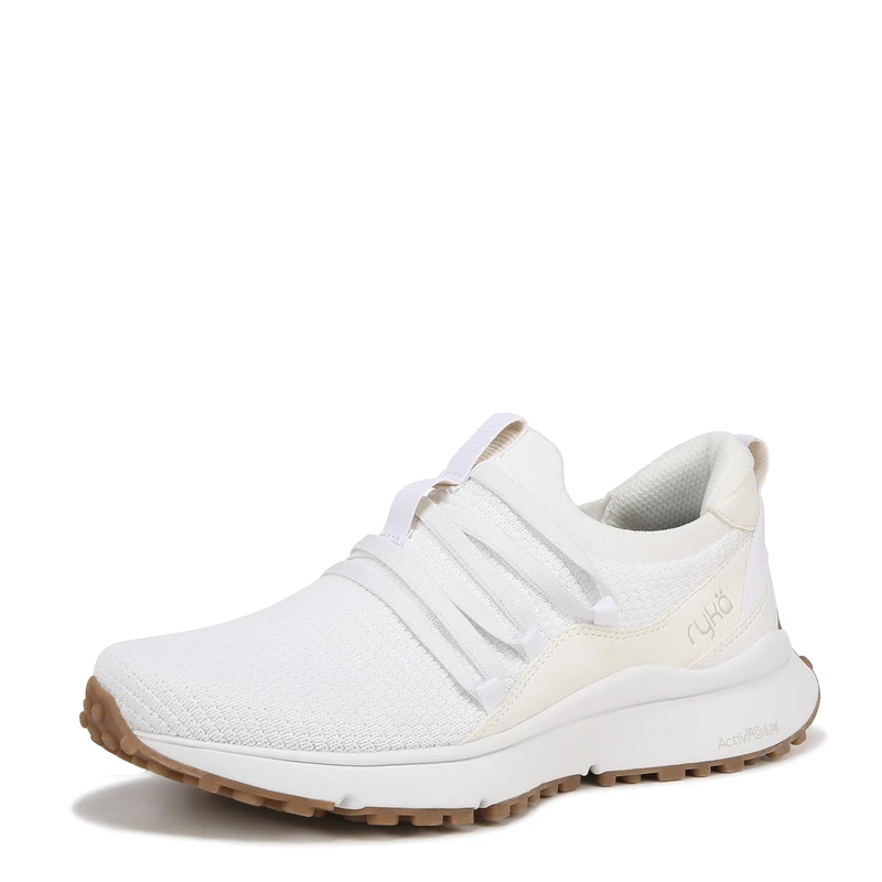 Ryka Women's, Jumpstart Sneaker, Brilliant White, 9 Wide