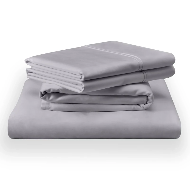 TEMPUR Classic Cotton Sheet Set Cool Gray - Queen
