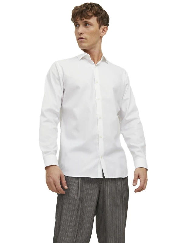 JACK & JONES Mens Parker Shirt Winetasting L