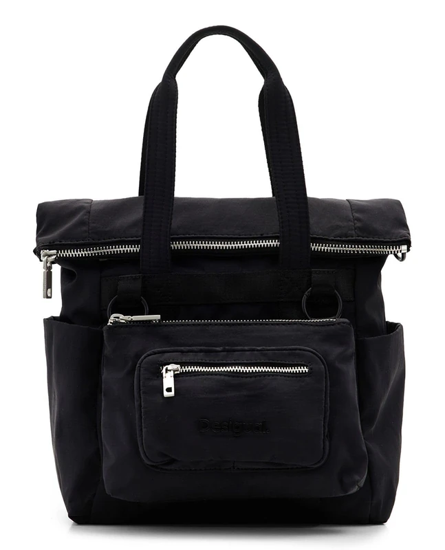 Desigual Mochila Voyager Xs Multiposicin, black, One Size