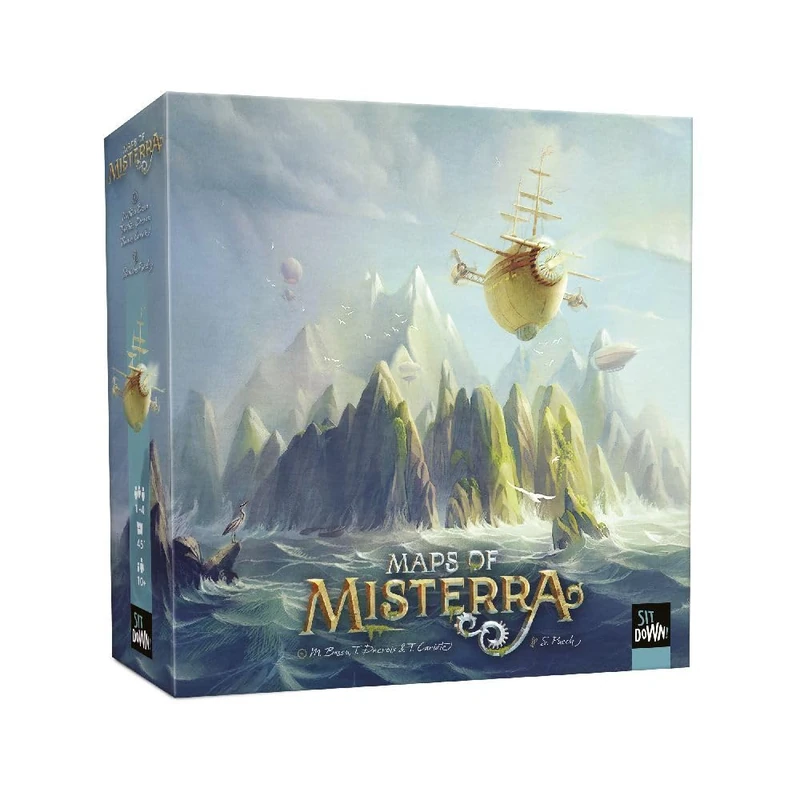 SitDown! Maps of Misterra Family Game, Age 10+ - Image 1