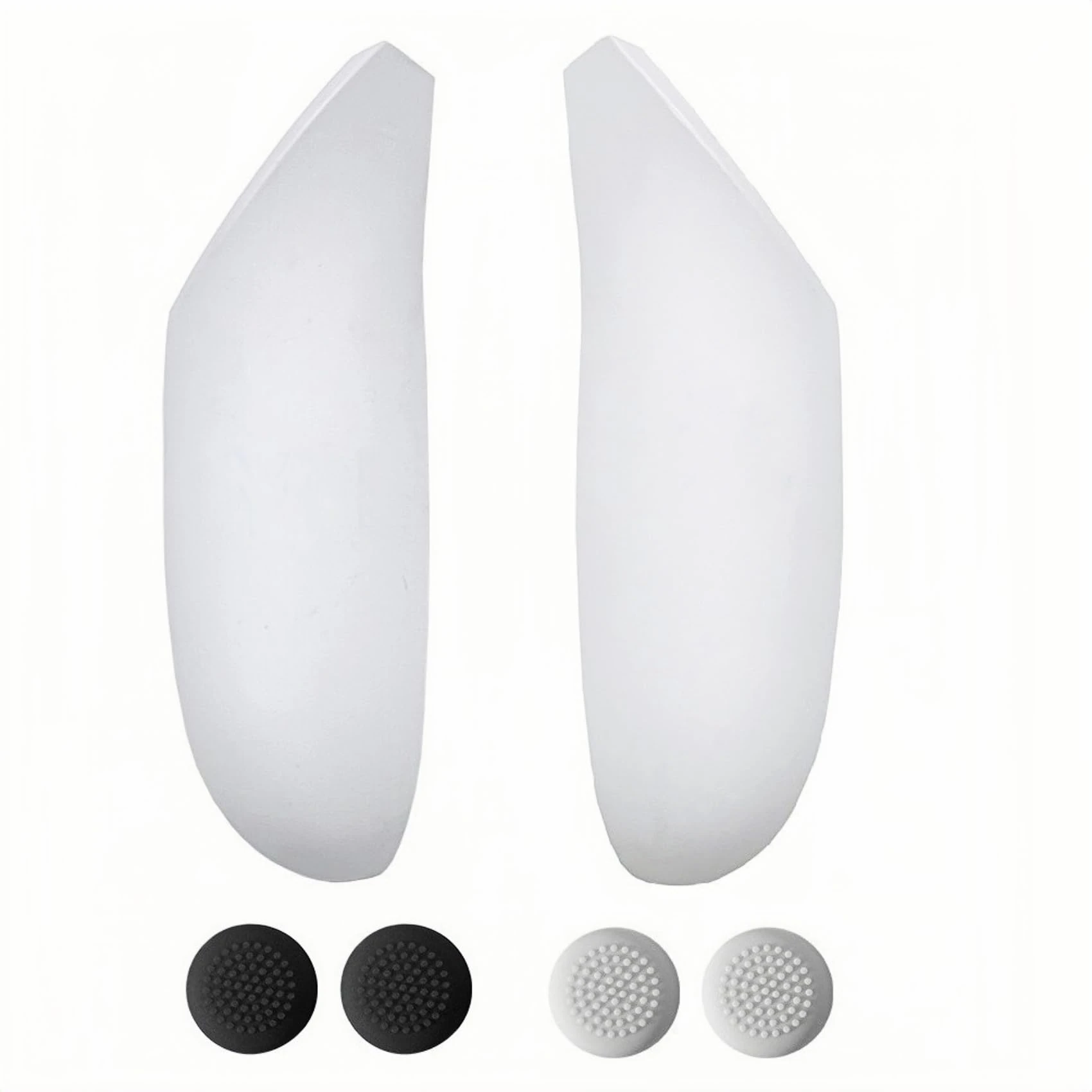 1 Pair New OEM Battery Cover for Oculus Quest 2 Left Right Controller, Replacement Part Charging Case Cover for Meta Quest 2 Controllers with Thumb Grips Caps