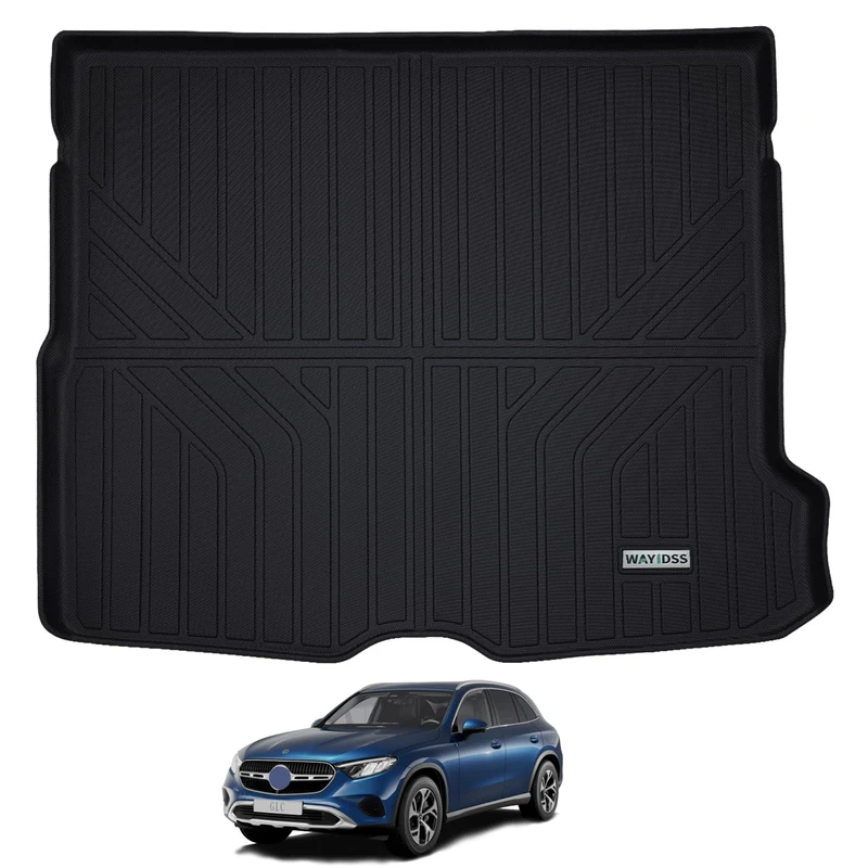WAYIDSS Cargo Liner for 2023 2024 2025 Mercedes Benz GLC Class All Models GLC 300 /GLC43 AMG (Not Fit Coupe / 300E/ 350E), TPE All Weather Trunk Mat Accessories
