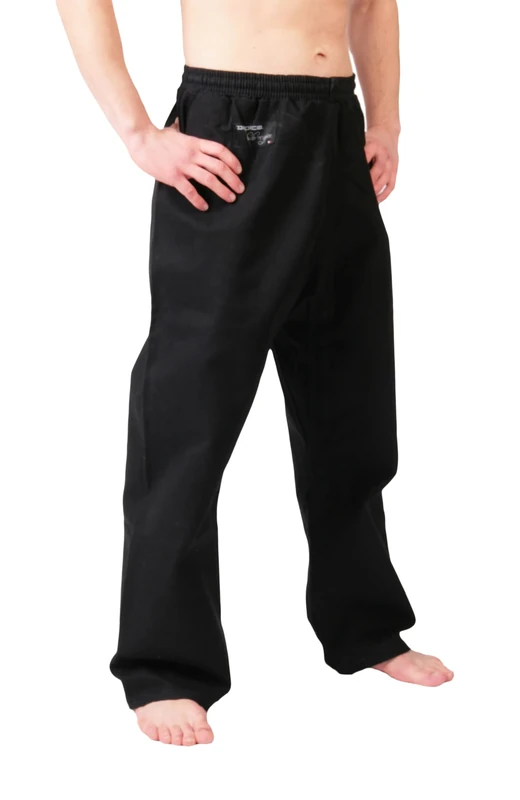 DEPICE Unisex - Adult Karate Trousers Tracksuit, Black, 200 cm