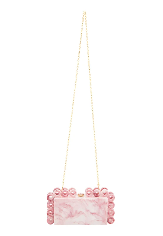 faina Women Handtasche Bag Clutch, Pink Mix, One Size