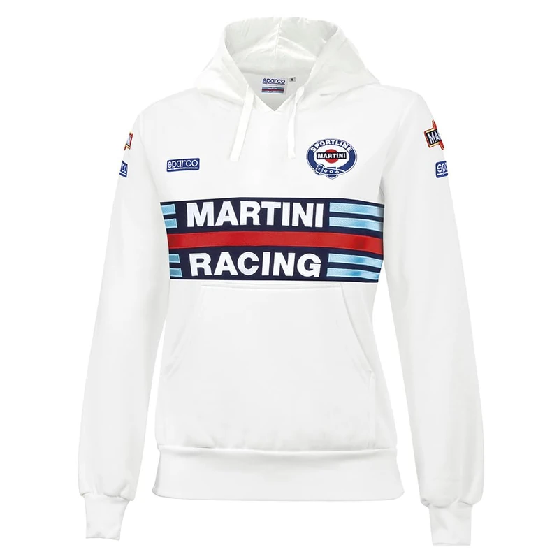 sparco Sweatshirt Brand Model Sweatshirt Lady Martini-R Size M White