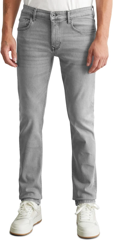 Marc OߴPolo Men's Shaped Fit Jeans with Stretch, Grey (Light Grey Wash), W36/L36