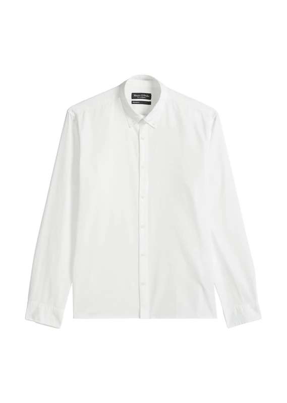 Marc OߴPolo Men's Regular Fit Organic Cotton Shirt, White (White), 3XL