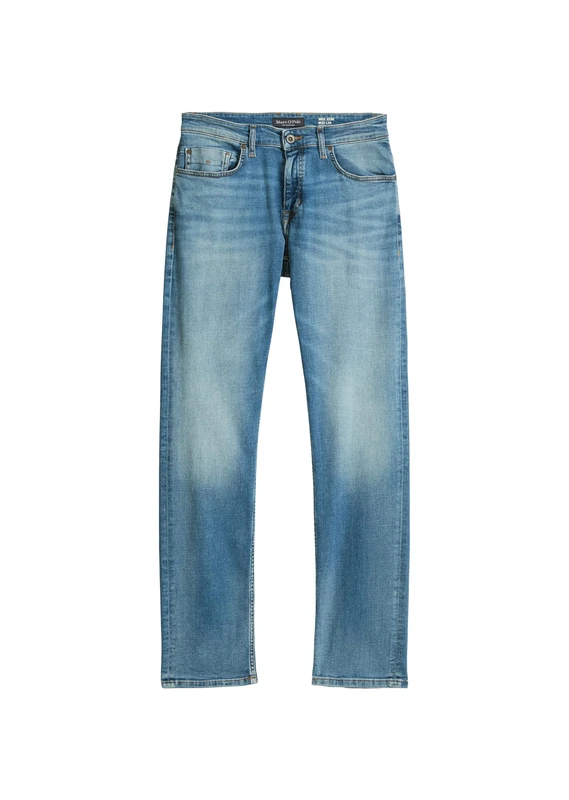 Marc OߴPolo Men's Regular Fit Jeans with Stretch, Blue (Authentic Mid), W33/L30