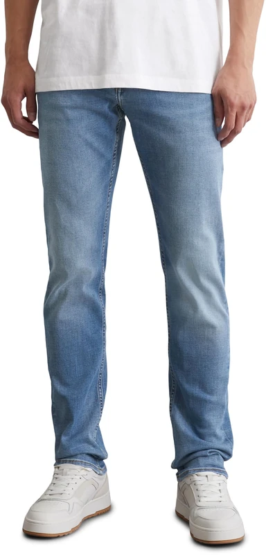 Marc OߴPolo Men's Shaped Fit Jeans with Stretch, Blue (Authentic Mid), W36/L30