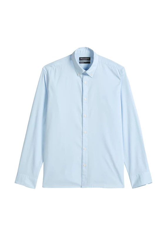 Marc OߴPolo Men's Regular Fit Organic Cotton Shirt, Blue (Airblue), XXL