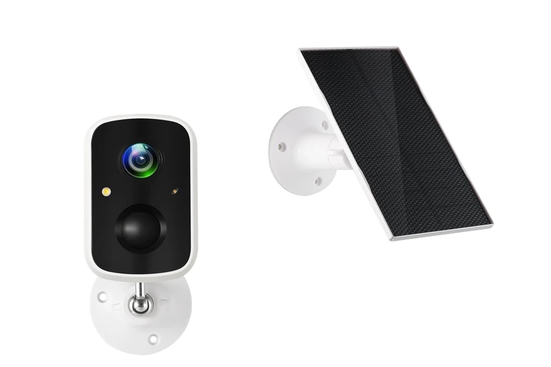 Technaxx Outdoor IP-Camera TX-244 with Solar Panel, PIR Motion Detection Sensor, Built in Rechargable Battery, Wifi - Dust and Waterproof Home Security Camera with Night Vision, FullHD resolution