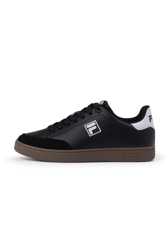 FILA Women's Courtbay Wmn Trainers, Black White, 3 UK