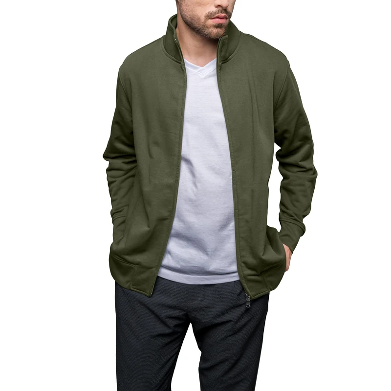 HRM Men's 1001 Hooded Sweatshirt, olive, XXXXXL