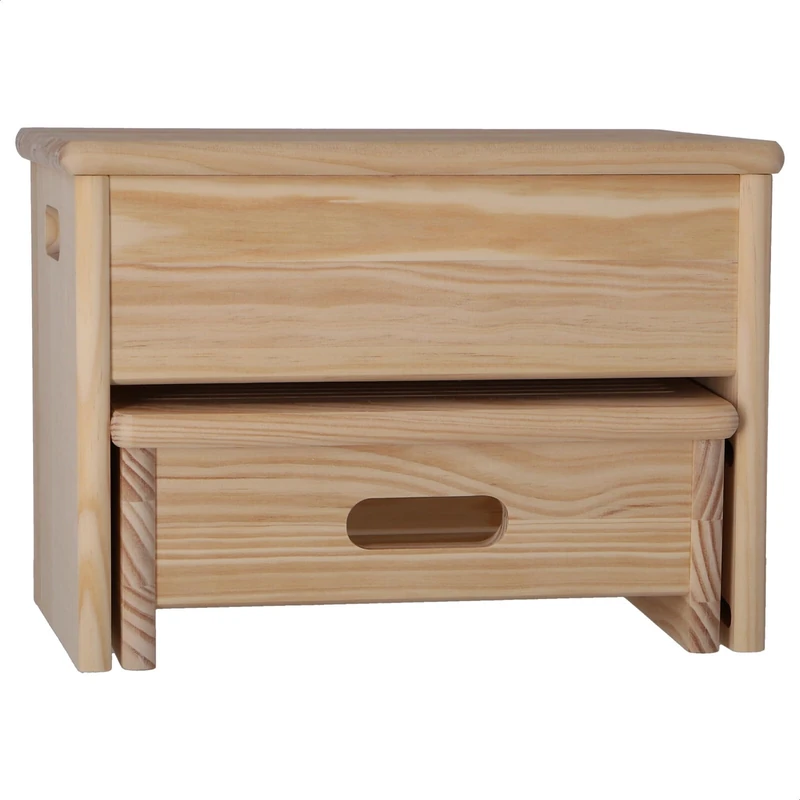 WELL HOME MOBILIARIO & DECORACIÓN Ladder Bench ara 2p Without Varnish, 35x25x20