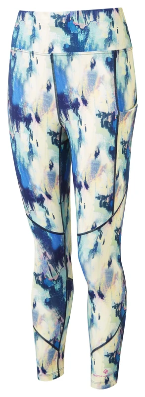 Ronhill Running, Wmn's Tech Crop Tight, Multi/Illusion, Size 14