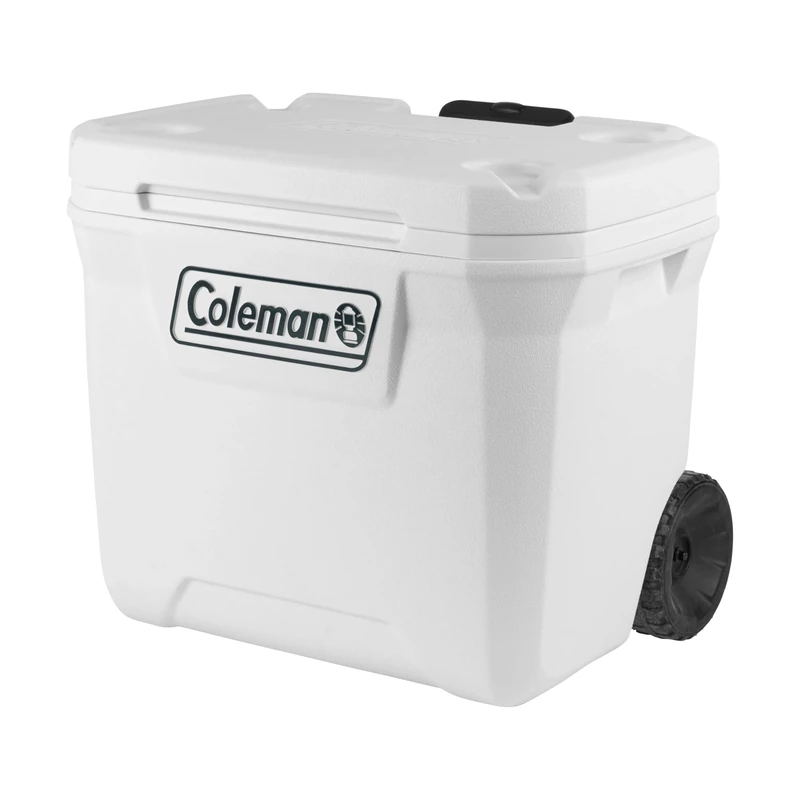 Coleman Marine Xtreme 50QT Wheeled Cooler | 47L High Performance Ice Box | Full PU Foam Insulation | Stays Cool for 4 Days | Portable Thermal with UV Protection