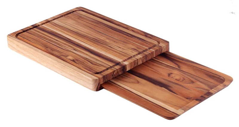 Tramontina - Block with Tray 40x30x3.8 cm. Teak Wood