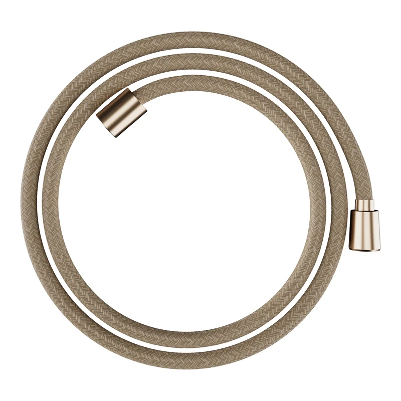 hansgrohe Designflex - universal fit shower hose 1,60 m, tangle free, flexible shower head hose anti-kink, incl. sealing rings, brushed bronze, 28260140