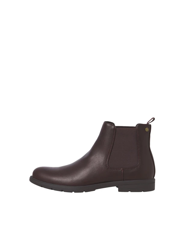 JACK & JONES Men's Jfwfenchurch Pu Chelsea Boots, Brown Stone, 7 UK - Image 1