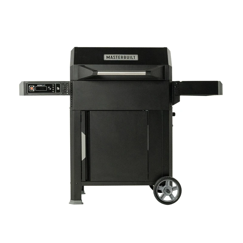 Masterbuilt AutoIgnite 545 Digital Charcoal Grill and Smoker with Digital Control, App Connectivity, Sear Plate, Mini Hopper and 545 Cooking Square Inches in Black, Model MB20041124