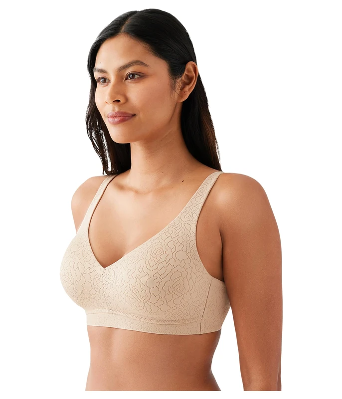 Wacoal Women's Inside Job Wirefree Bra, Sand, 34F