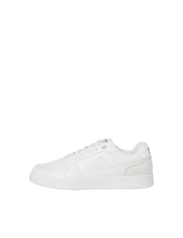 JACK & JONES Male Trainers, White Silver, 6 UK