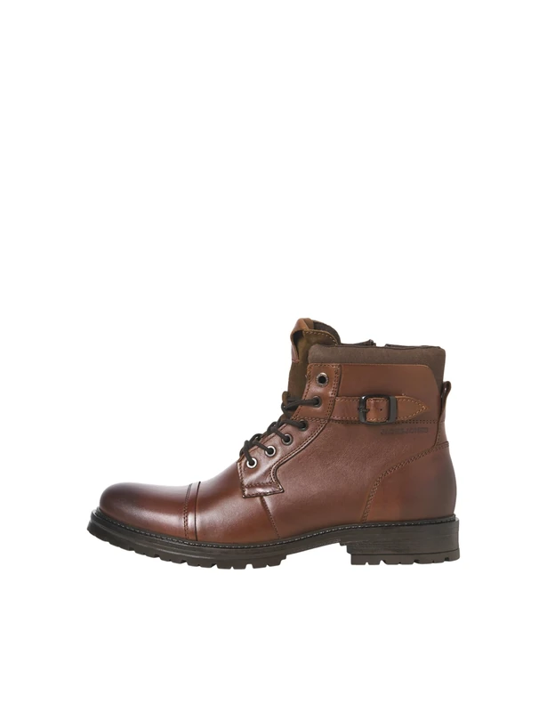 JACK & JONES Male Boots, Brown Stone, 11 UK