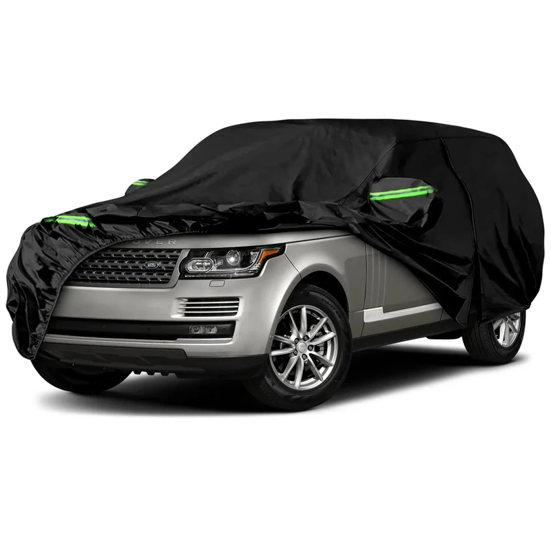 sportuli Waterproof Car Covers Replace for 2009-2023 Land Rover Range Rover SWB, 6 Layers All Weather Car Cover with Zipper Door & Windproof Bands for Snow Rain Dust Protection
