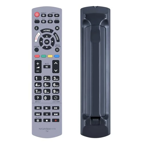 New Replacement N2QAYB001115 Remote Control for Panasonic Viera TV, Compatible with TX-40EX700B TX-40EX700E TX-49EX610E TX-49EX613E TX-50EXM715 TX-58EX703E