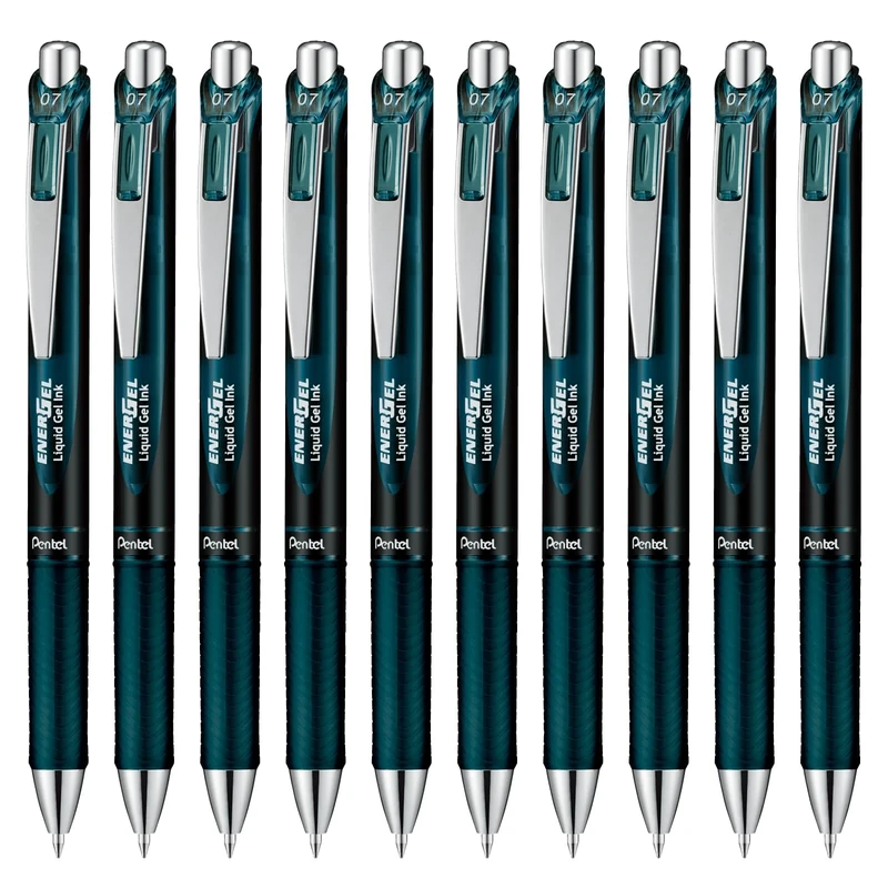 Pentel EnerGel XM BL77A2 Retractable Gel Ink Pen Indigo Black (Pack of 12)