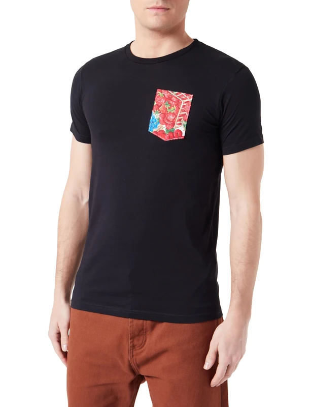 FRENCHCOOL 1988 Men's Black T-Shirt Red Basket, M - Image 1