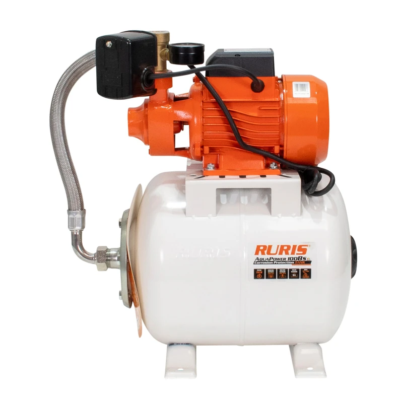 RURIS Aquapower Booster 1008S, 750W, Tank 24L, Max Depth 9m, Max Height 45m