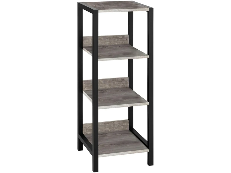 DHP Furniture Chris Shelves, Concrete Look Black - Image 1