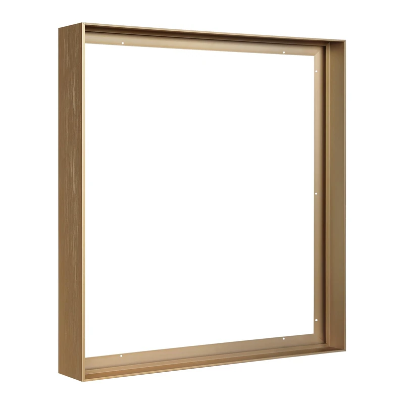 FOLKOR 1.5” Deep Frame for 16x24 Canvas Paintings, DIY Metal Floating Frame with 1.5” Deep for Artists Designers Landscape Portrait Artwork, Modern Home Office Wall Decor (Bronze)