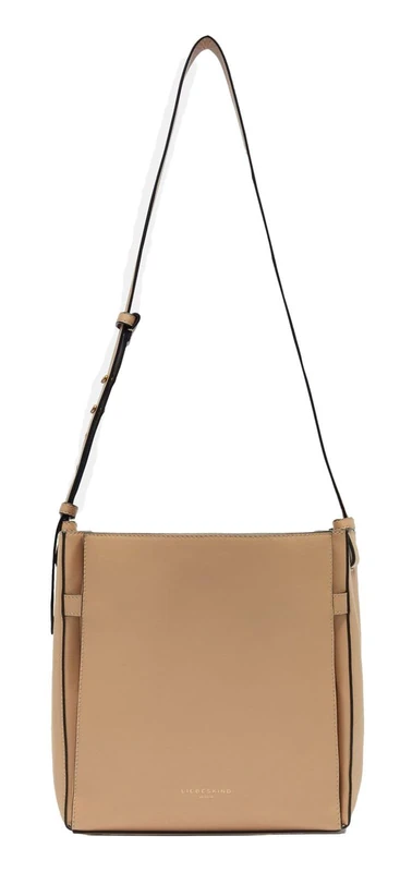 LIEBESKIND BERLIN Leather shoulder bag Kodiaq Sheep Hilla Hobo Bag Beige