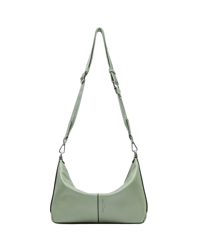 LIEBESKIND BERLIN Leather shoulder bag Paris 4 Lamb SF Verna Hobo Bag Opal Green khaki
