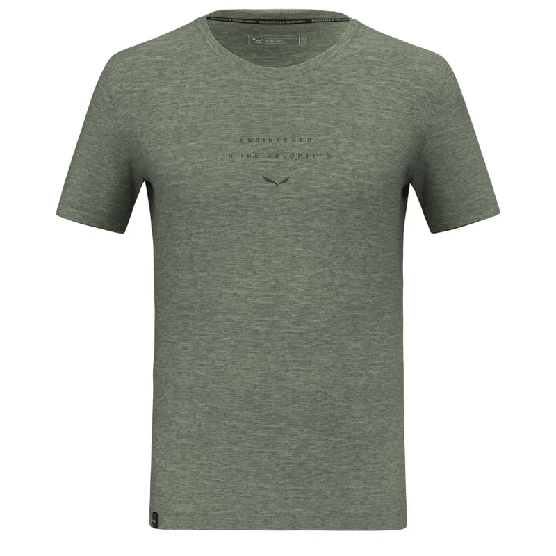 Salewa Eagle Eitd Merino T-Shirt Men, Grey, XL
