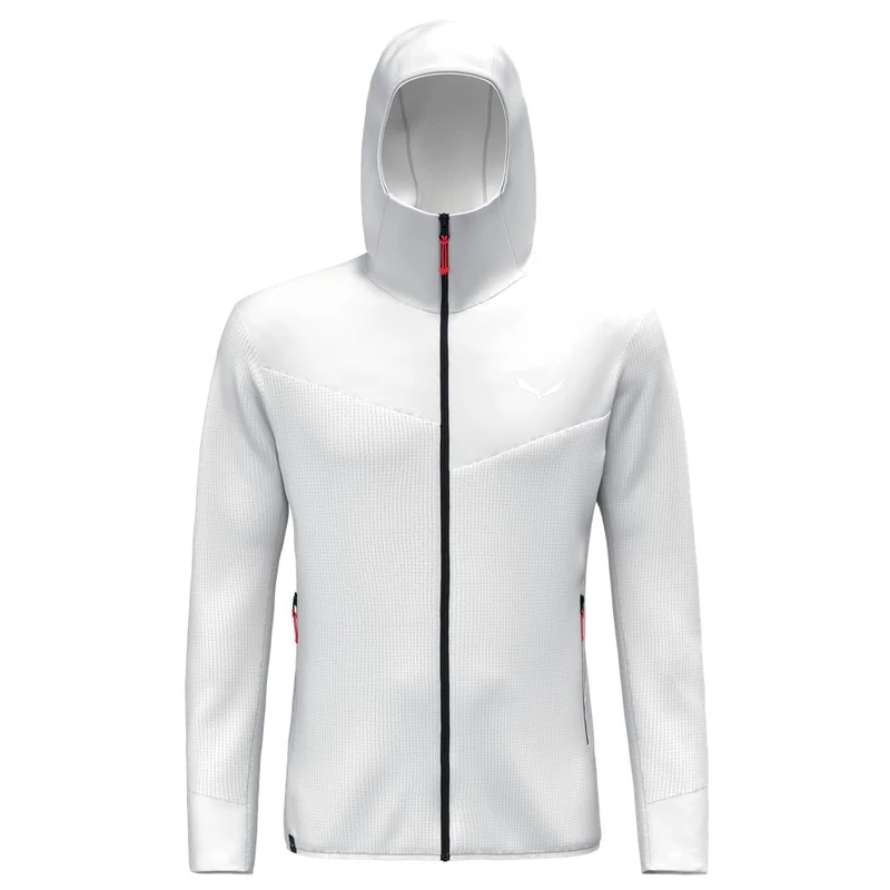 Salewa Puez Waffle Hybrid Polarlite Men's Fleece Jacket with Hood