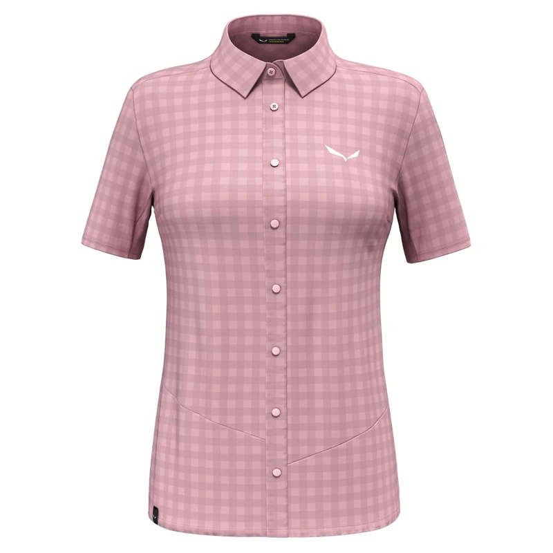 Salewa Puez Dry Short Sleeve Shirt Women, Pink, XL