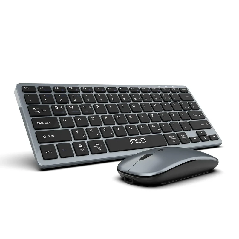 inca IBK-572BT Smart Wireless Rechargeable Bluetooth WiFi 72 Keys Keyboard and Mouse Set - Image 1