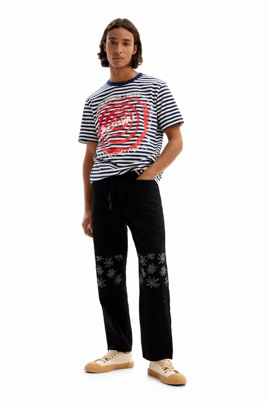 Desigual Men's Pant_Filippo Jeans, Black, 38