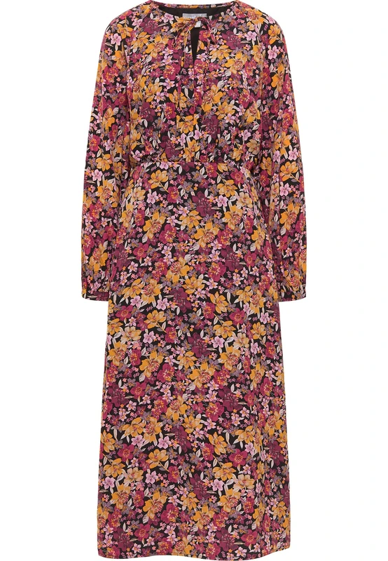 TOORE Women's Floral Print Maxi Dress, L