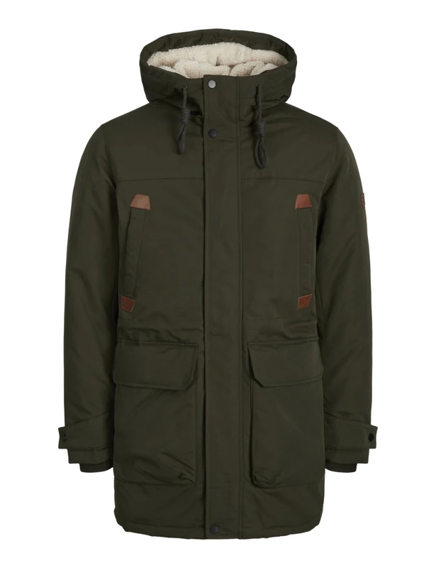 JACK & JONES Men's Jjepolar Parka Sn, Rosin, S
