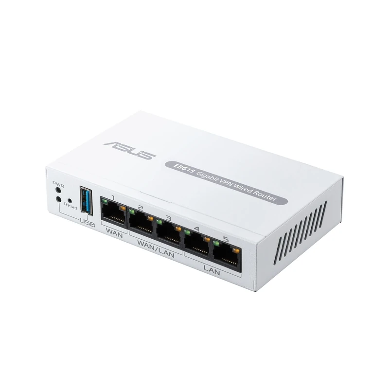 ASUS EBG15 5-Port Gigabit VPN Wired Router, Multi-WAN group, Easy Centralized Management with ExpertWiFi App, Layer 7 Firewall