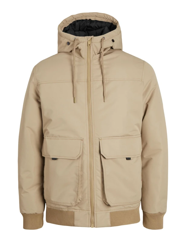 JACK & JONES Men's Jjconstruct Bomber Bomber Jacket, Elmwood, L - Image 1