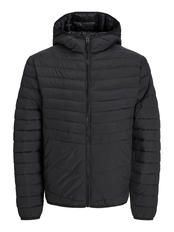 JACK & JONES Male Quilted Jacket, black, XS