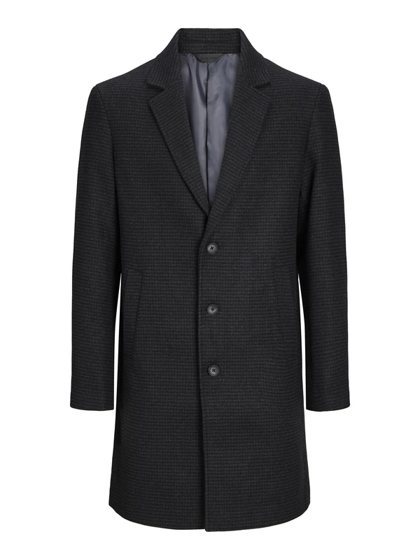 JACK & JONES Men's Jjeharrison Wool Coat Sn Coat, Dark grey blend, S